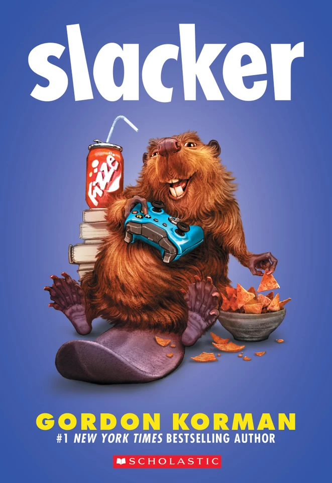 Slacker book cover by Gordon Korman
