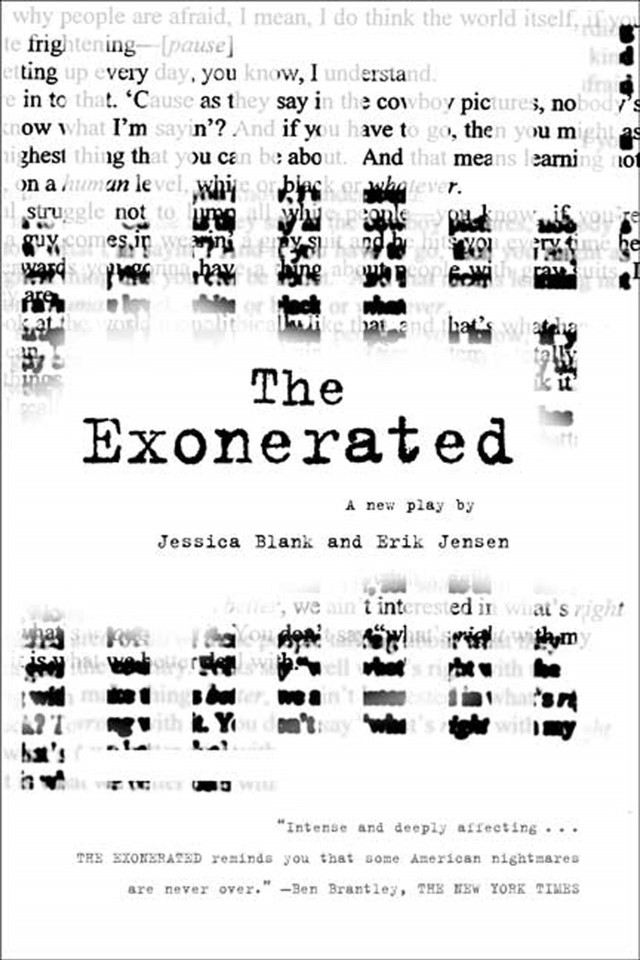 The Exonerated: A Play book cover by Jessica Blank, Erik Jensen
