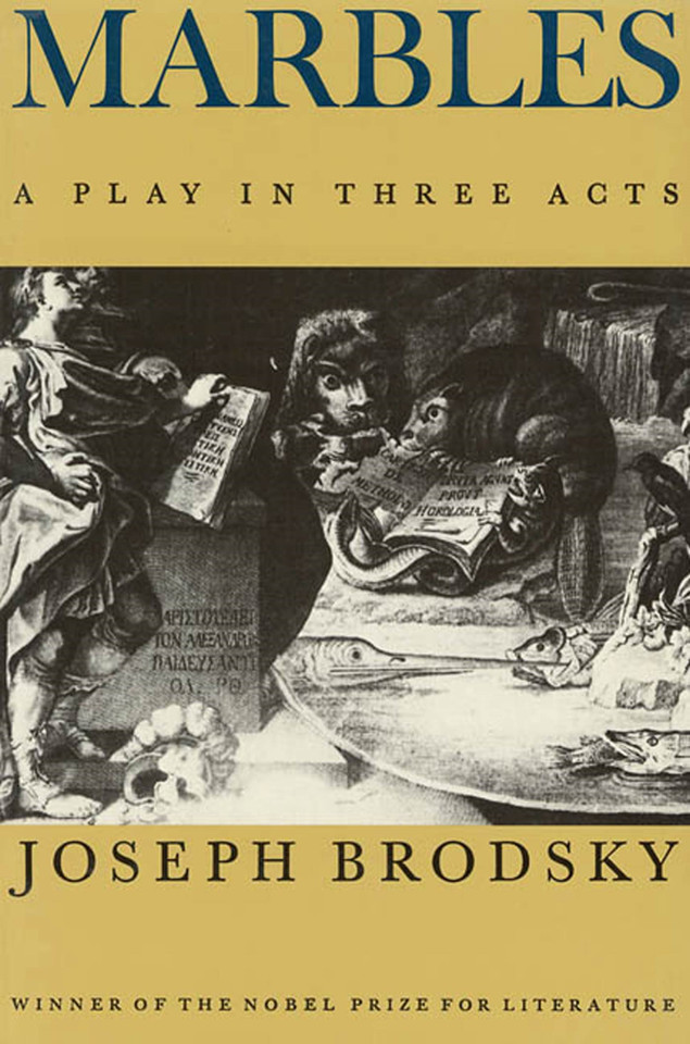 Marbles: A Play in Three Acts book cover by Joseph Brodsky
