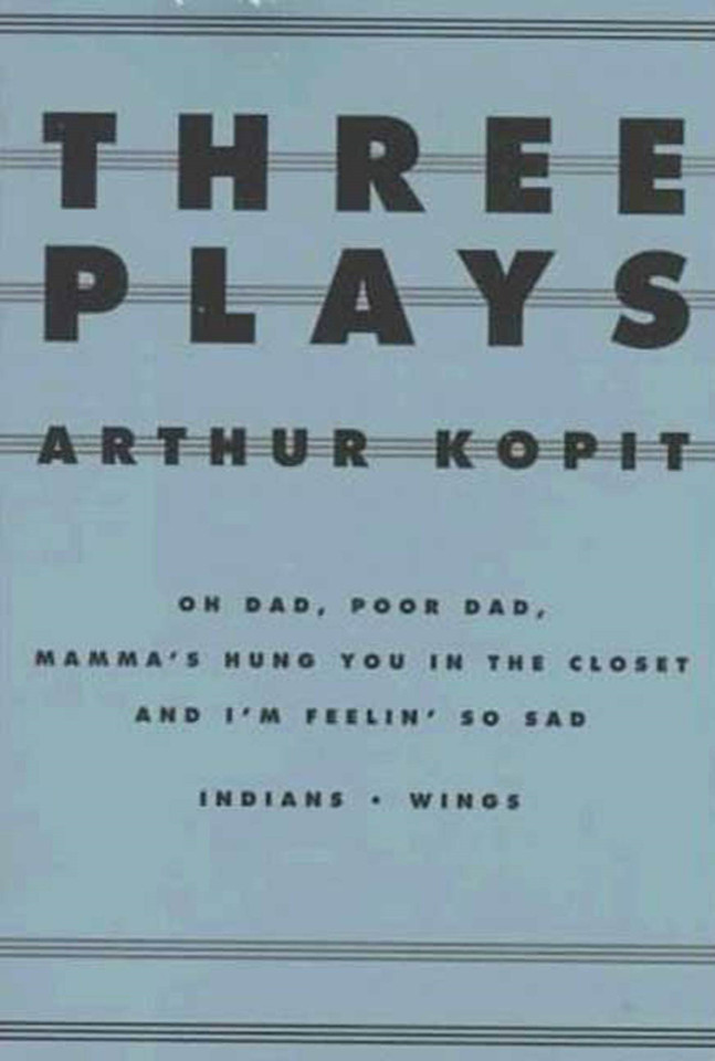 Three Plays book cover by Arthur Kopit