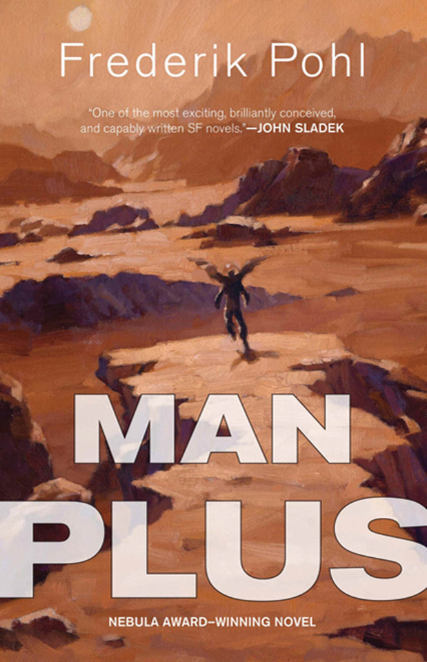 Man Plus book cover by Frederik Pohl
