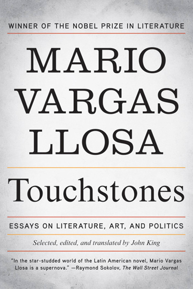Touchstones: Essays on Literature, Art, and Politics book cover by Mario Vargas Llosa