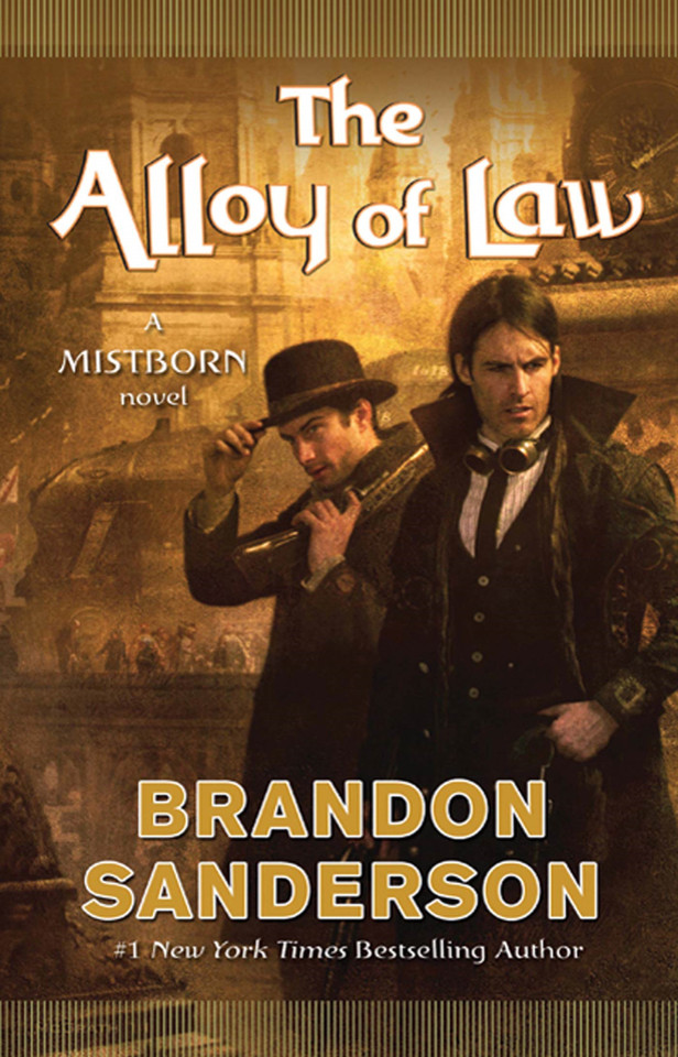 The Alloy of Law: A Mistborn Novel book cover by Brandon Sanderson
