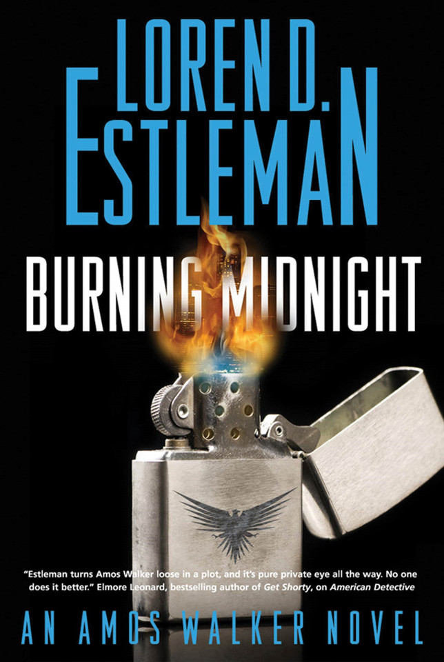 Burning Midnight: An Amos Walker Novel (Amos Walker Novels #22) book cover by Loren D. Estleman