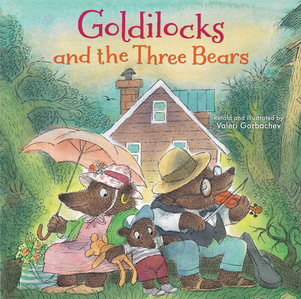 Goldilocks and the Three Bears book cover by Valeri Gorbachev