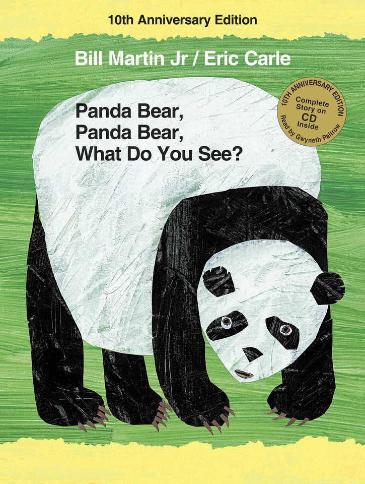 Panda Bear, Panda Bear, What Do You See? 10th Anniversary Edition: Classic Hardcover with CD (Brown Bear and Friends) book cover by Bill Martin, Jr.