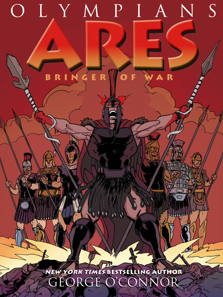 Olympians: Ares: Bringer of War (Olympians #7) book cover by George O'Connor