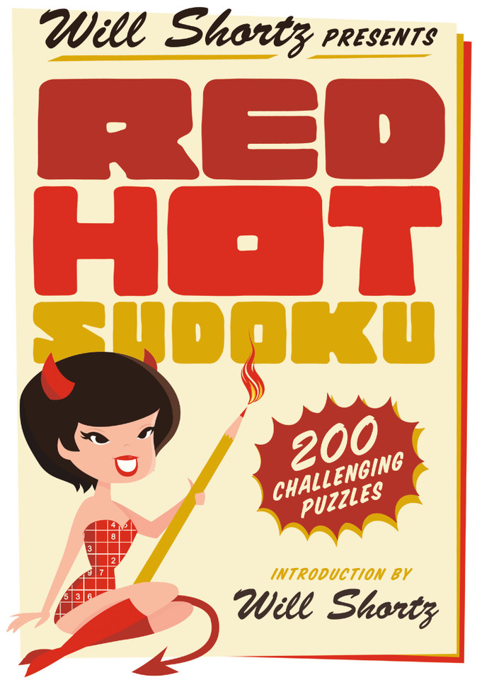 Will Shortz Presents Red Hot Sudoku: 200 Challenging Puzzles book cover by Will Shortz