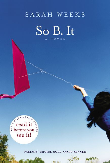 So B. It book cover by Sarah Weeks