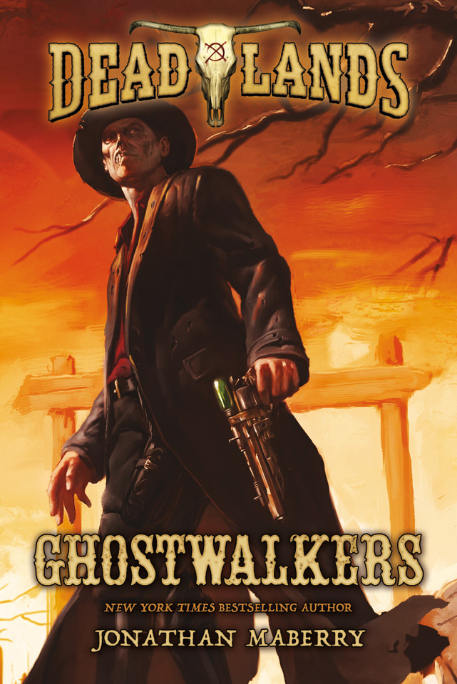 Deadlands: Ghostwalkers (Deadlands #1) book cover by Jonathan Maberry
