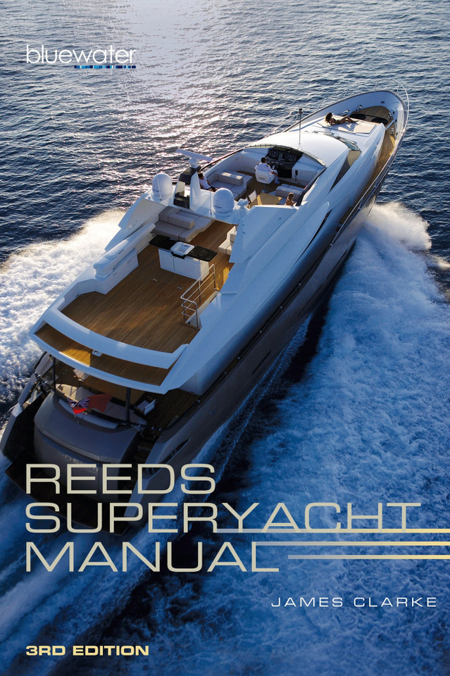 Reeds Superyacht Manual book cover by James Clarke