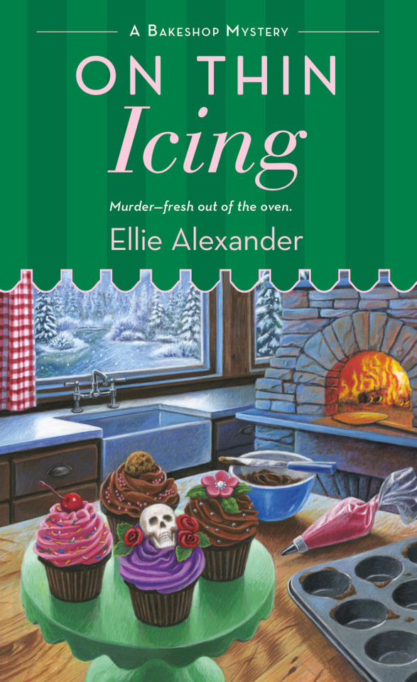 On Thin Icing: A Bakeshop Mystery book cover by Ellie Alexander