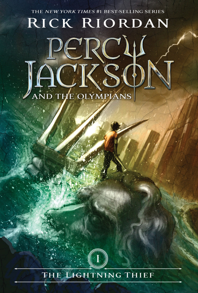 Percy Jackson and the Olympians, Book One: The Lightning Thief (Percy Jackson & the Olympians) book cover by Rick Riordan