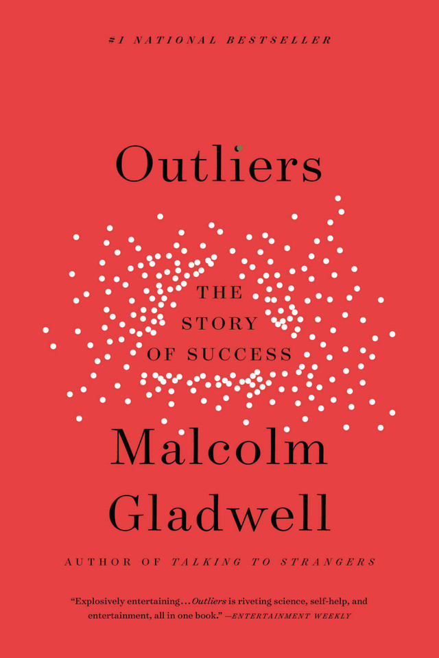 Outliers: The Story of Success book cover by Malcolm Gladwell