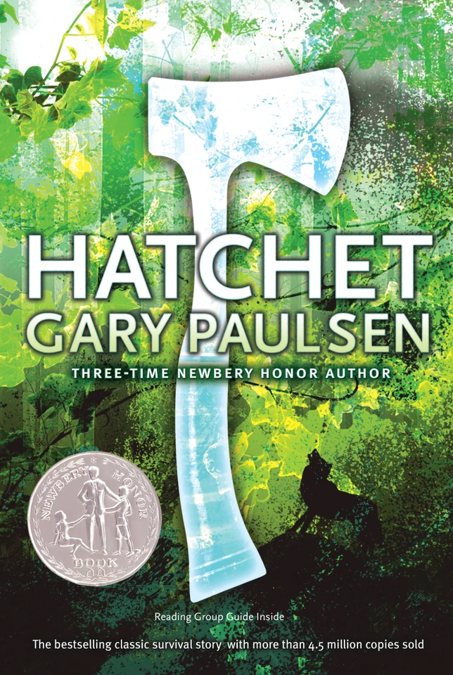 Hatchet book cover by Gary Paulsen