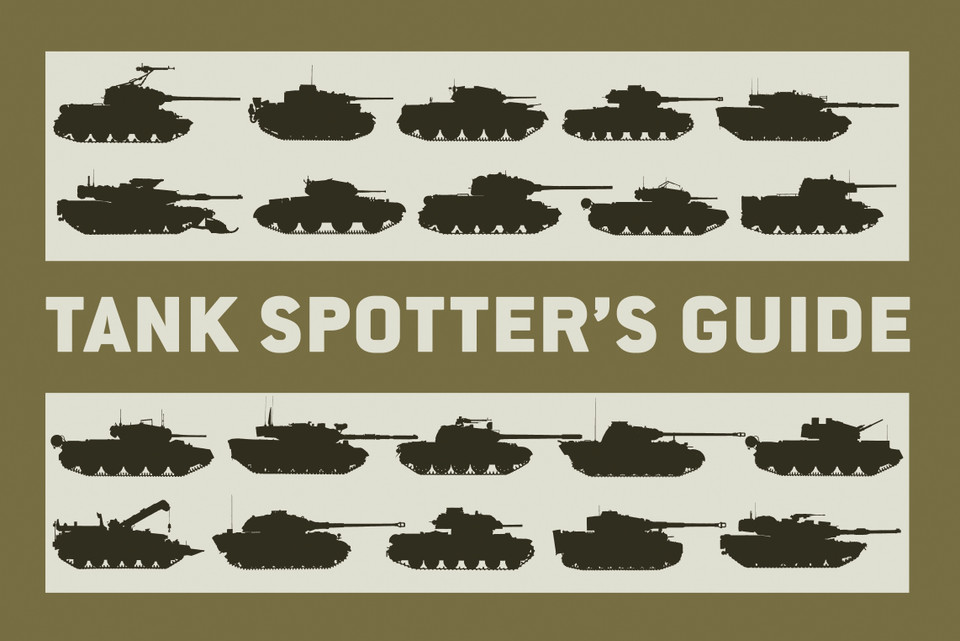 Tank Spotter’s Guide book cover by The Tank Museum