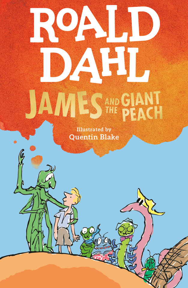 James and the Giant Peach book cover by Roald Dahl