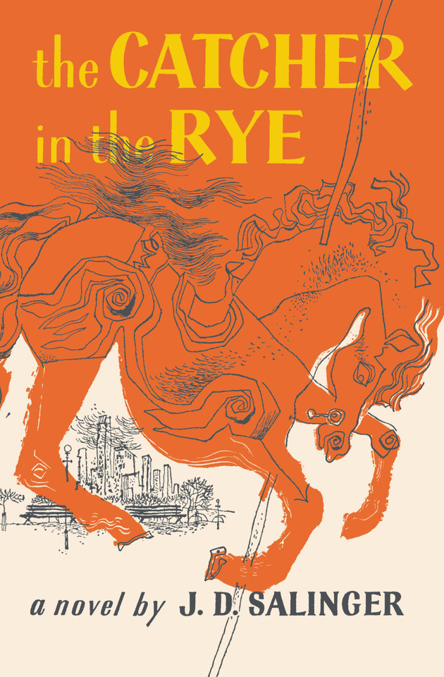 The Catcher in the Rye book cover by J. D. Salinger