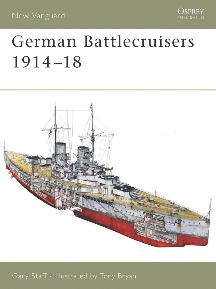 German Battlecruisers 1914–18 (New Vanguard #124) book cover by Gary Staff
