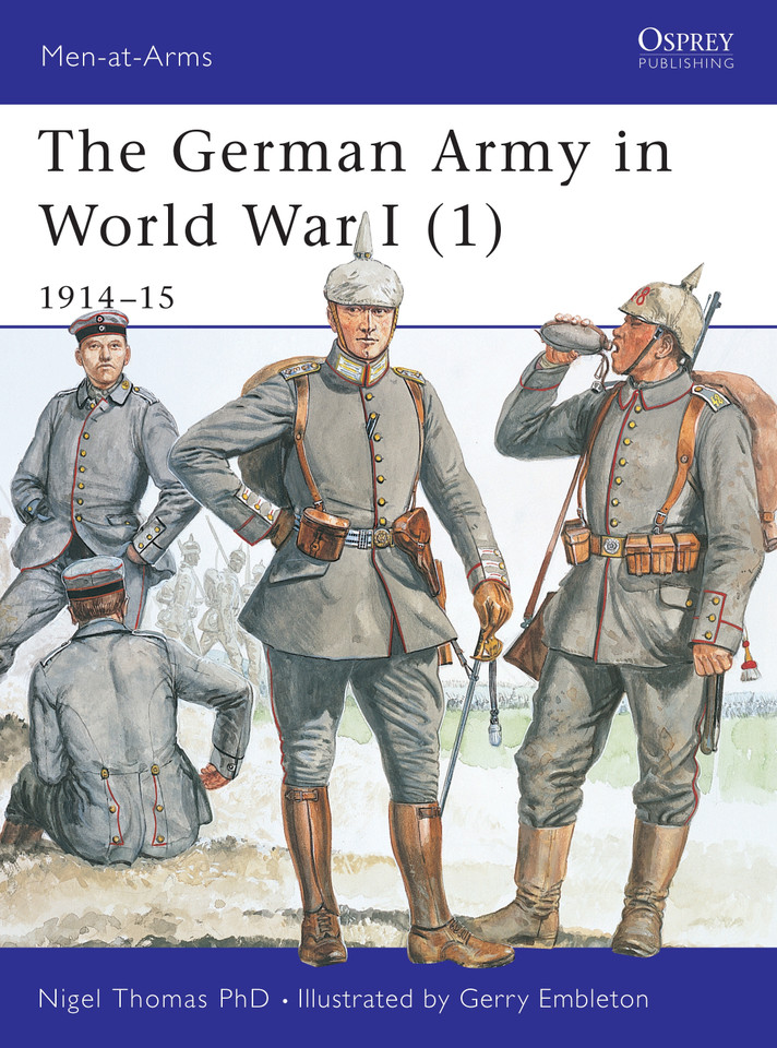 The German Army in World War I (1): 1914–15 (Men-at-Arms #394) book cover by Nigel Thomas