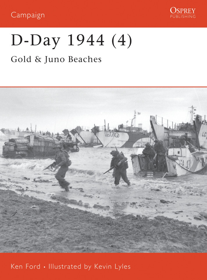 D-Day 1944 (4): Gold & Juno Beaches (Campaign #112) book cover by Ken Ford
