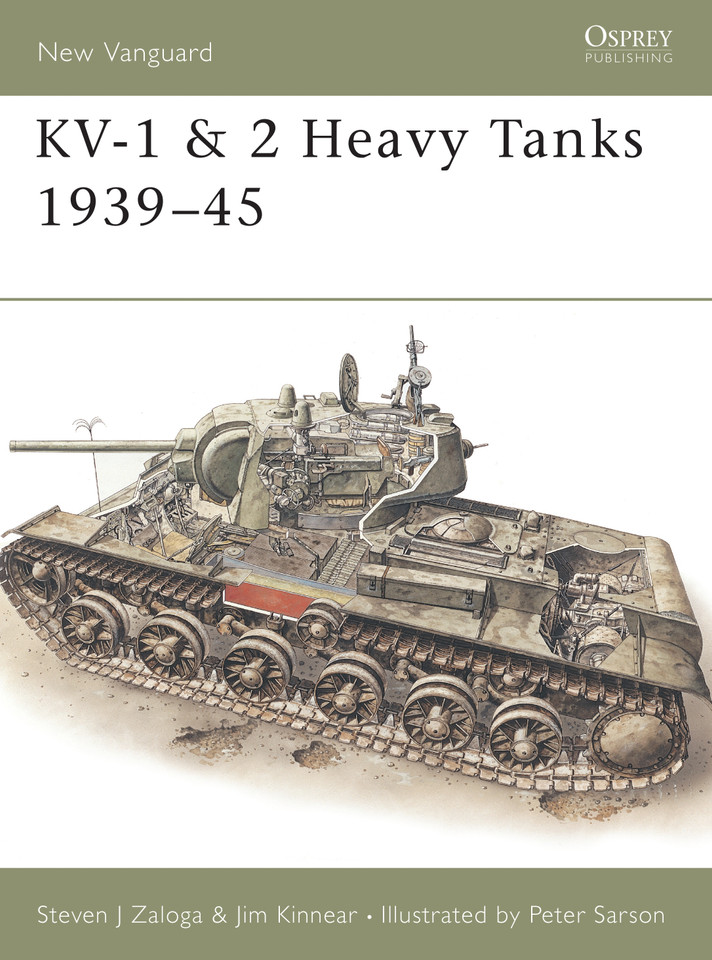 KV-1 & 2 Heavy Tanks 1939–45 (New Vanguard #17) book cover by Steven J. Zaloga, James Kinnear