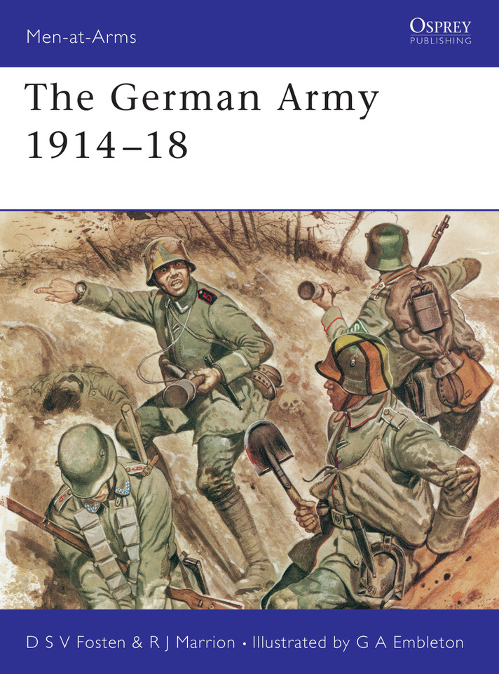 The German Army 1914–18 (Men-at-Arms #80) book cover by Donald Fosten, Robert Marrion