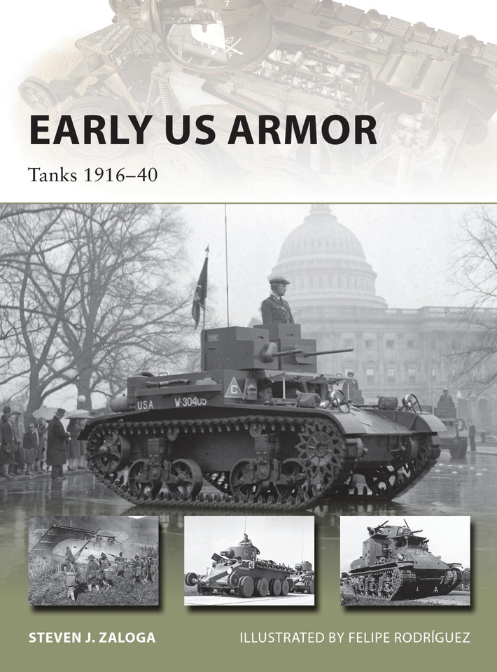 Early US Armor: Tanks 1916–40 (New Vanguard #245) book cover by Steven J. Zaloga