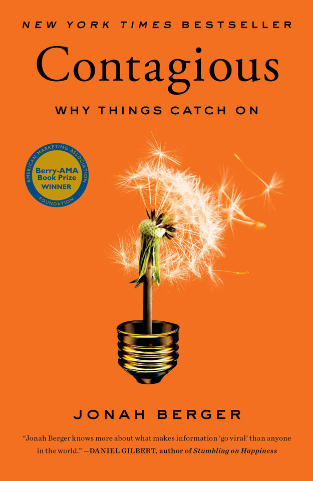Contagious: Why Things Catch On book cover by Jonah Berger