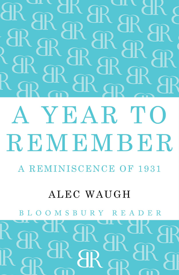A Year to Remember: A Reminiscence of 1931 book cover by Alec Waugh