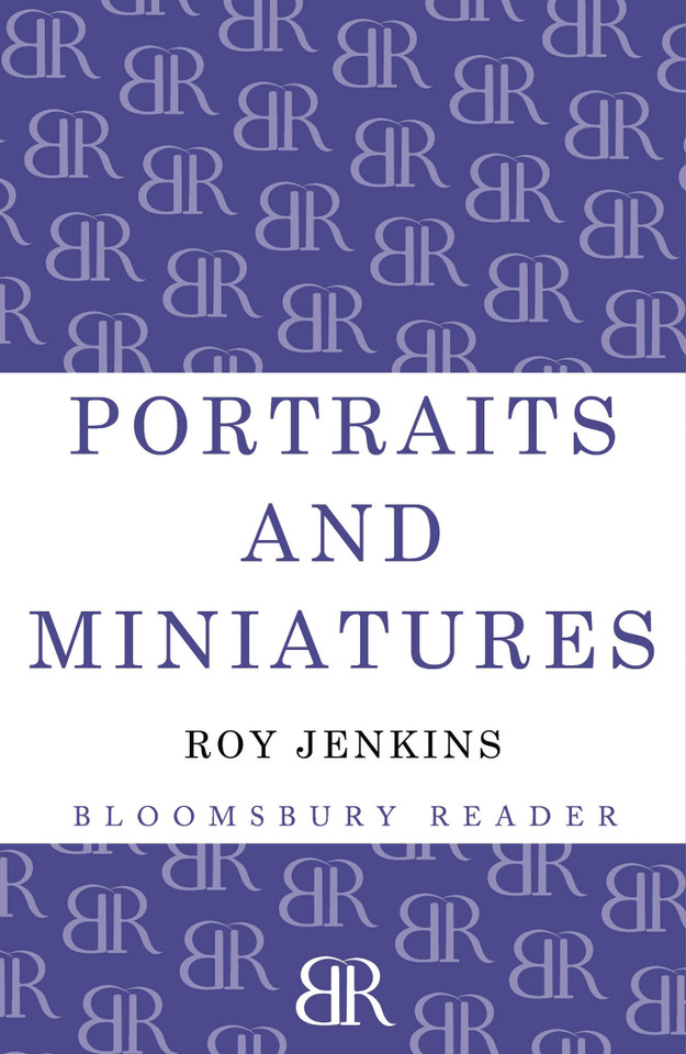 Portraits and Miniatures book cover by Roy Jenkins