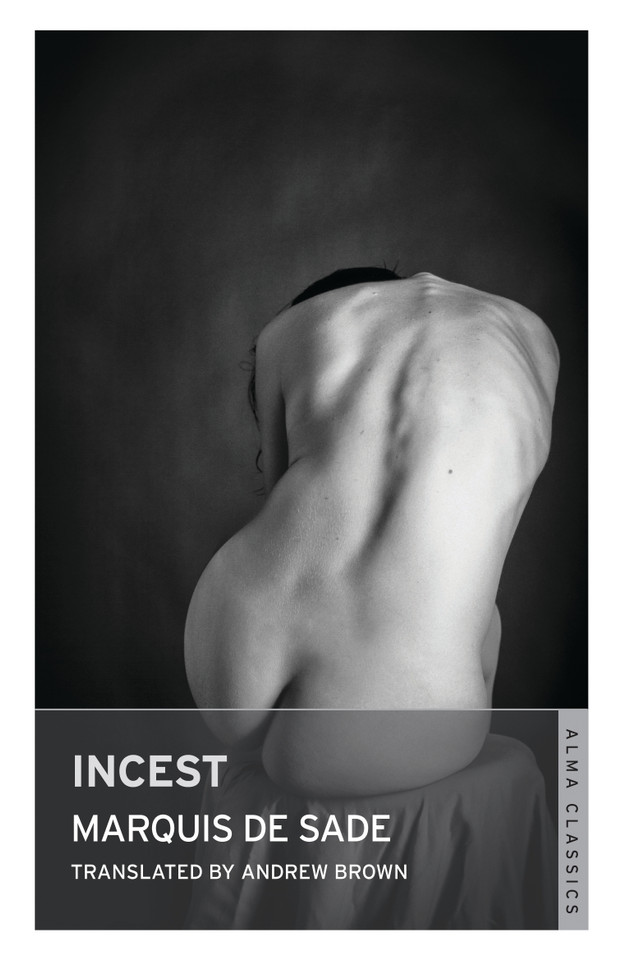 Incest book cover by Marquis de Sade