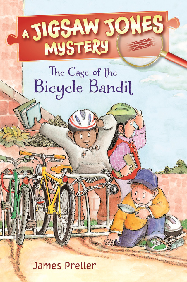 Jigsaw Jones: The Case of the Bicycle Bandit (Jigsaw Jones Mysteries) book cover by James Preller