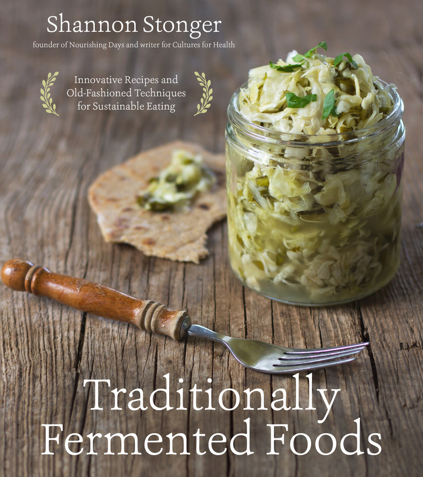 Traditionally Fermented Foods: Innovative Recipes and Old-Fashioned Techniques for Sustainable Eating book cover by Shannon Stonger