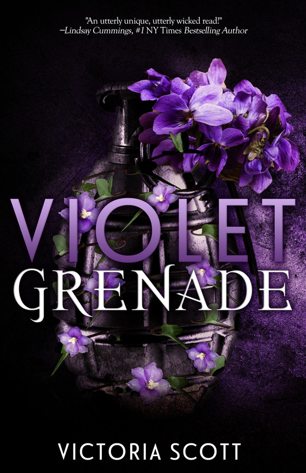 Violet Grenade book cover by Victoria Scott