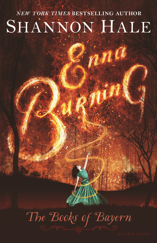 Enna Burning (Books of Bayern) book cover by Shannon Hale