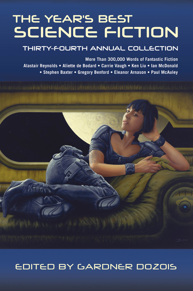 The Year's Best Science Fiction: Thirty-Fourth Annual Collection (Year's Best Science Fiction #34) book cover by Gardner Dozois