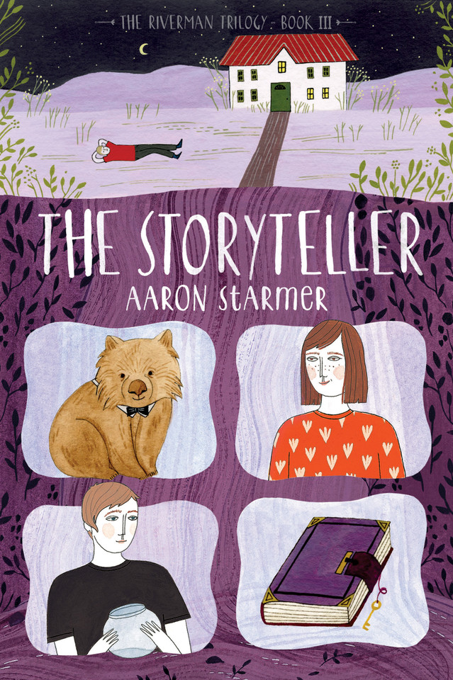 The Storyteller: The Riverman Trilogy, Book III book cover by Aaron Starmer