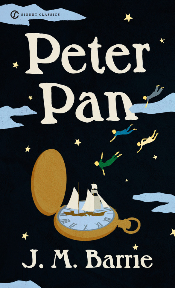 Peter Pan book cover by J. M. Barrie