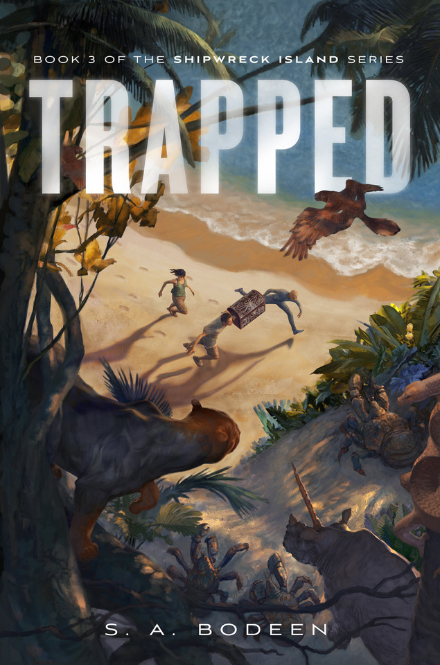 Trapped: Book 3 of the Shipwreck Island Series (Shipwreck Island #3) book cover by S. A. Bodeen