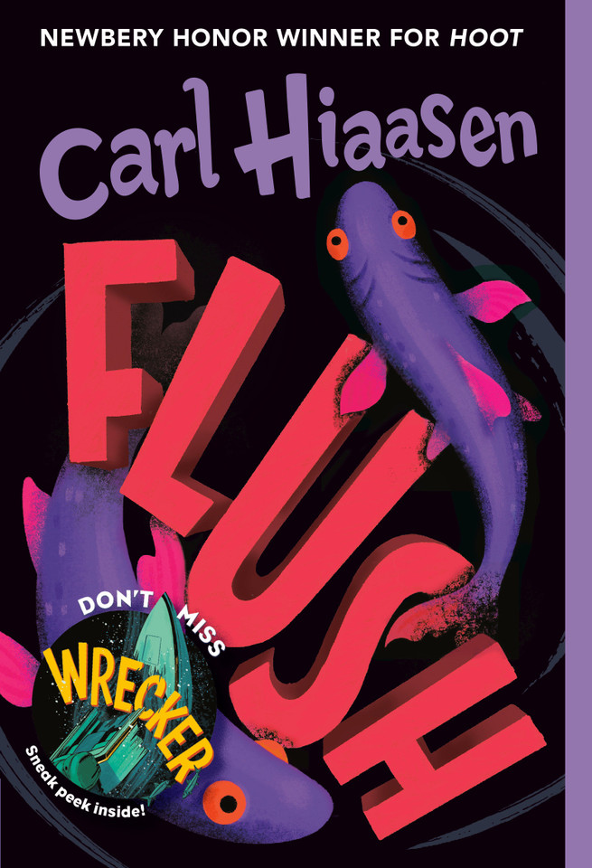 Flush book cover by Carl Hiaasen