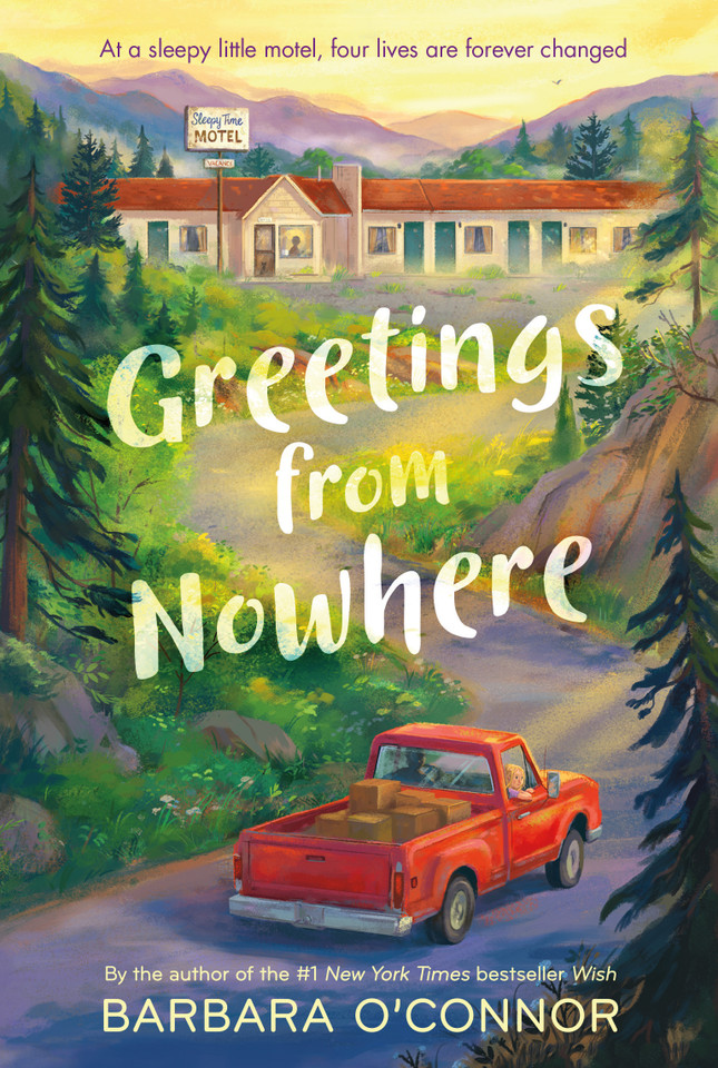 Greetings from Nowhere book cover by Barbara O'Connor