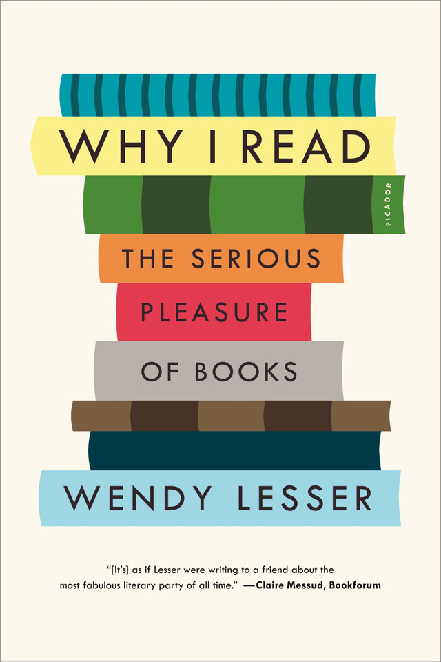 Why I Read: The Serious Pleasure of Books book cover by Wendy Lesser