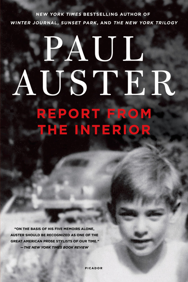 Report from the Interior book cover by Paul Auster