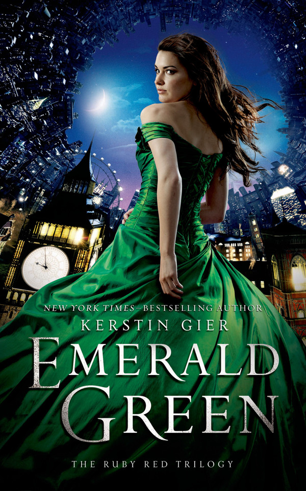 Emerald Green book cover by Kerstin Gier