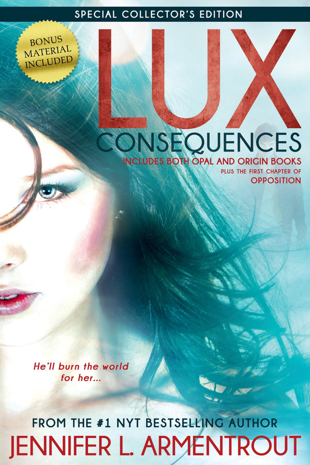 Lux: Consequences (Opal & Origin) book cover by Jennifer L. Armentrout