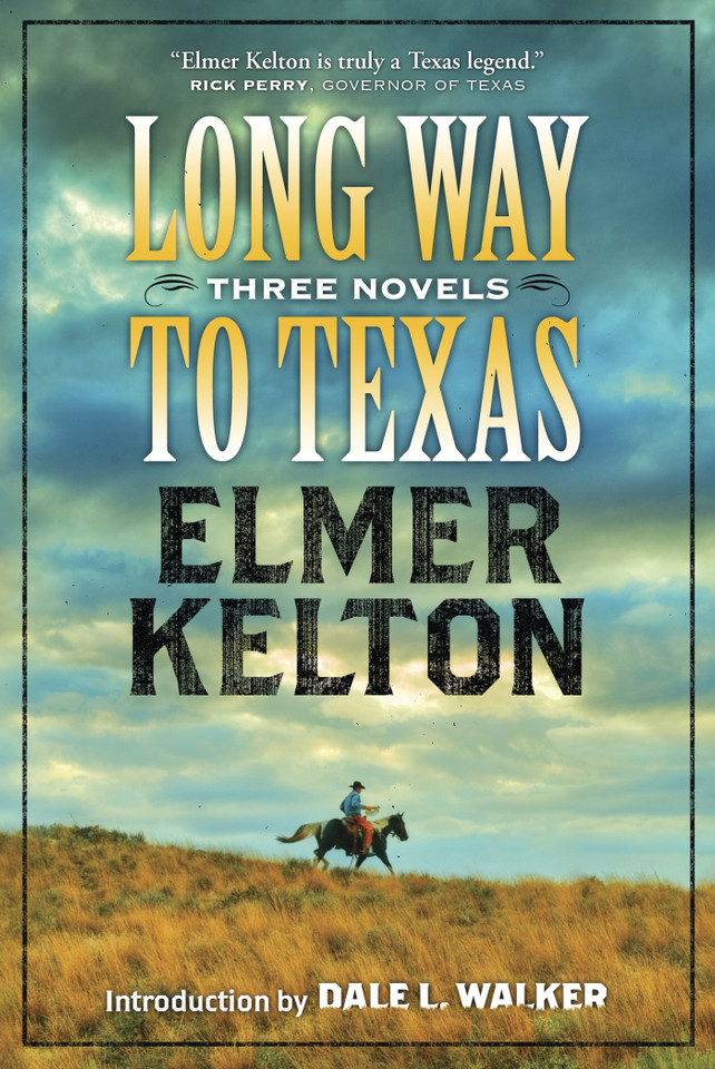 Long Way to Texas book cover by Elmer Kelton