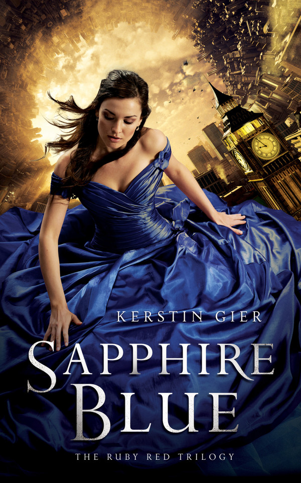 Sapphire Blue book cover by Kerstin Gier