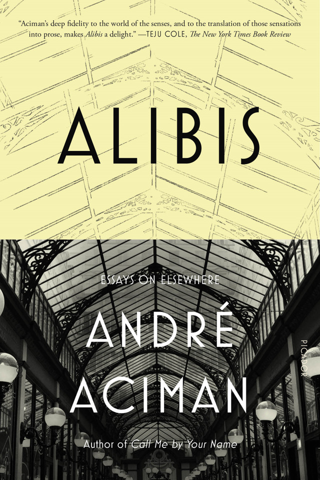 Alibis: Essays on Elsewhere book cover by André Aciman