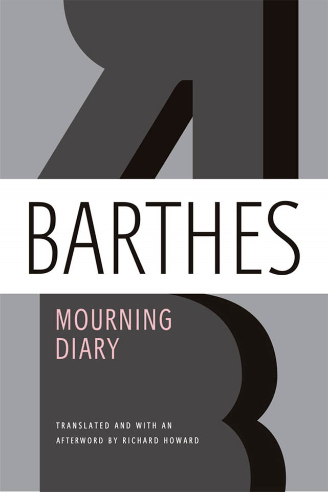 Mourning Diary book cover by Roland Barthes